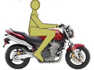 Правильная посадка на мотоцикле