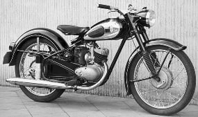 Немецкий мотоцикл военных времен