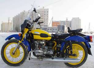 Милицейский мотоцикл Урал